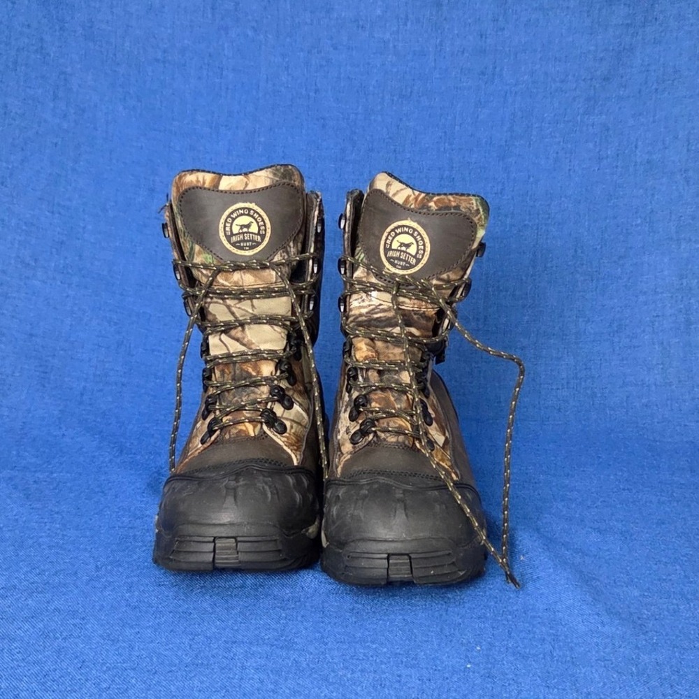 Irish Setter Red Wing Vaprtrek 2819 Hunting Boots Camo 400g Thinsulate Mens 9.5